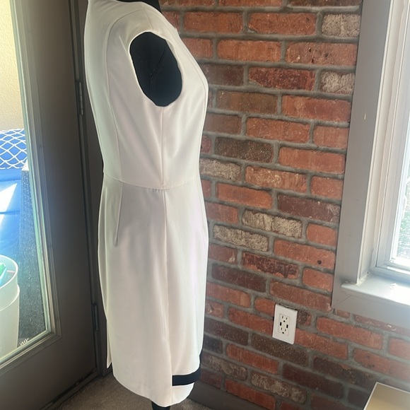 White Calvin Klein Minimalist Dress 4 - Picture 6 of 10